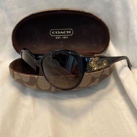 Coach brown sunglasses like new condition - Picture 1 of 4
